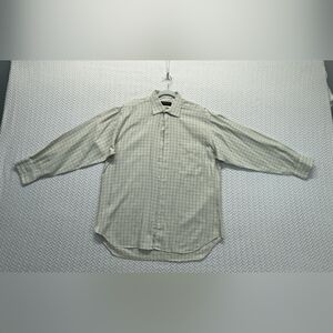 Gitman Bros Malouf's Fine Apparel Button Down Dress Shirt Men’s 16/35 XL Cotton